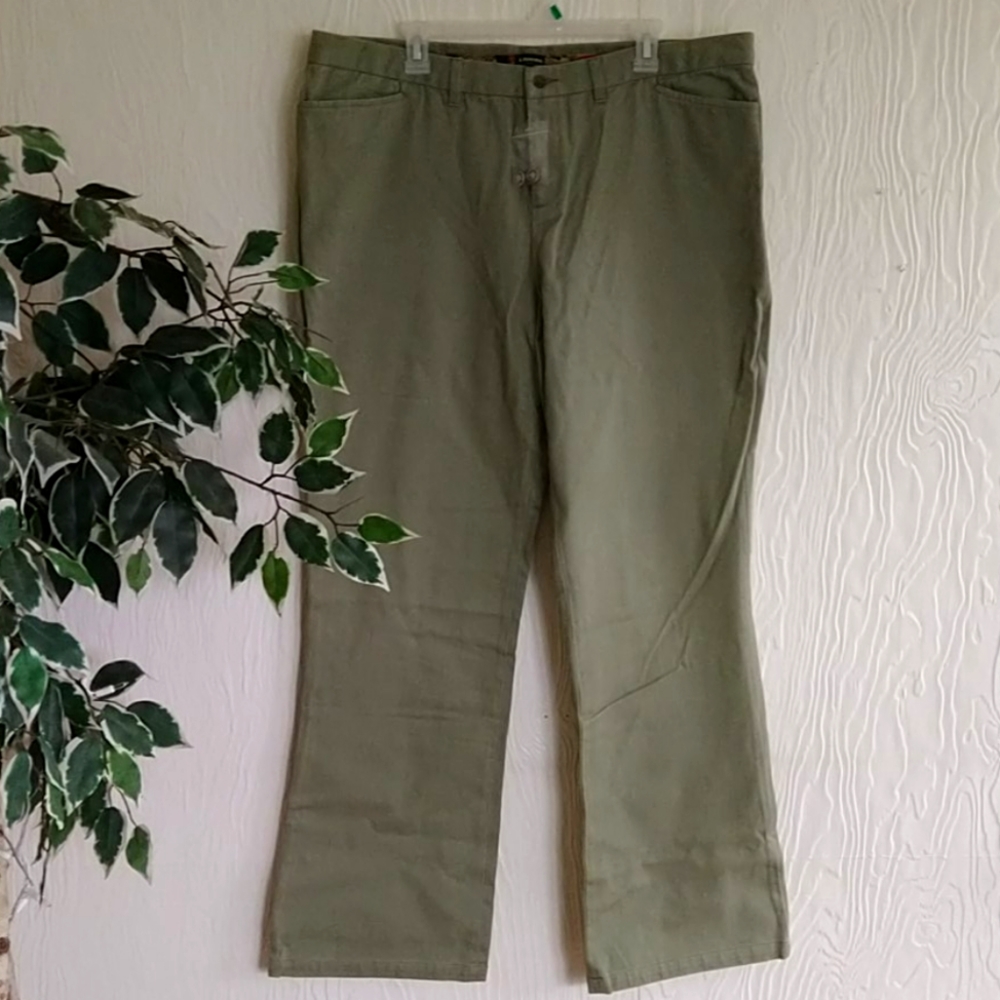 J. Peterman army green khaki jean pants 20 new